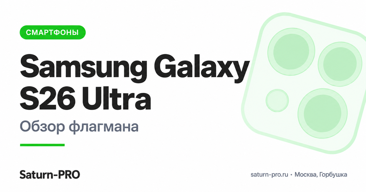Samsung Galaxy S26 Ultra: обзор флагмана, экран 6,9″ и камера 200 Мп